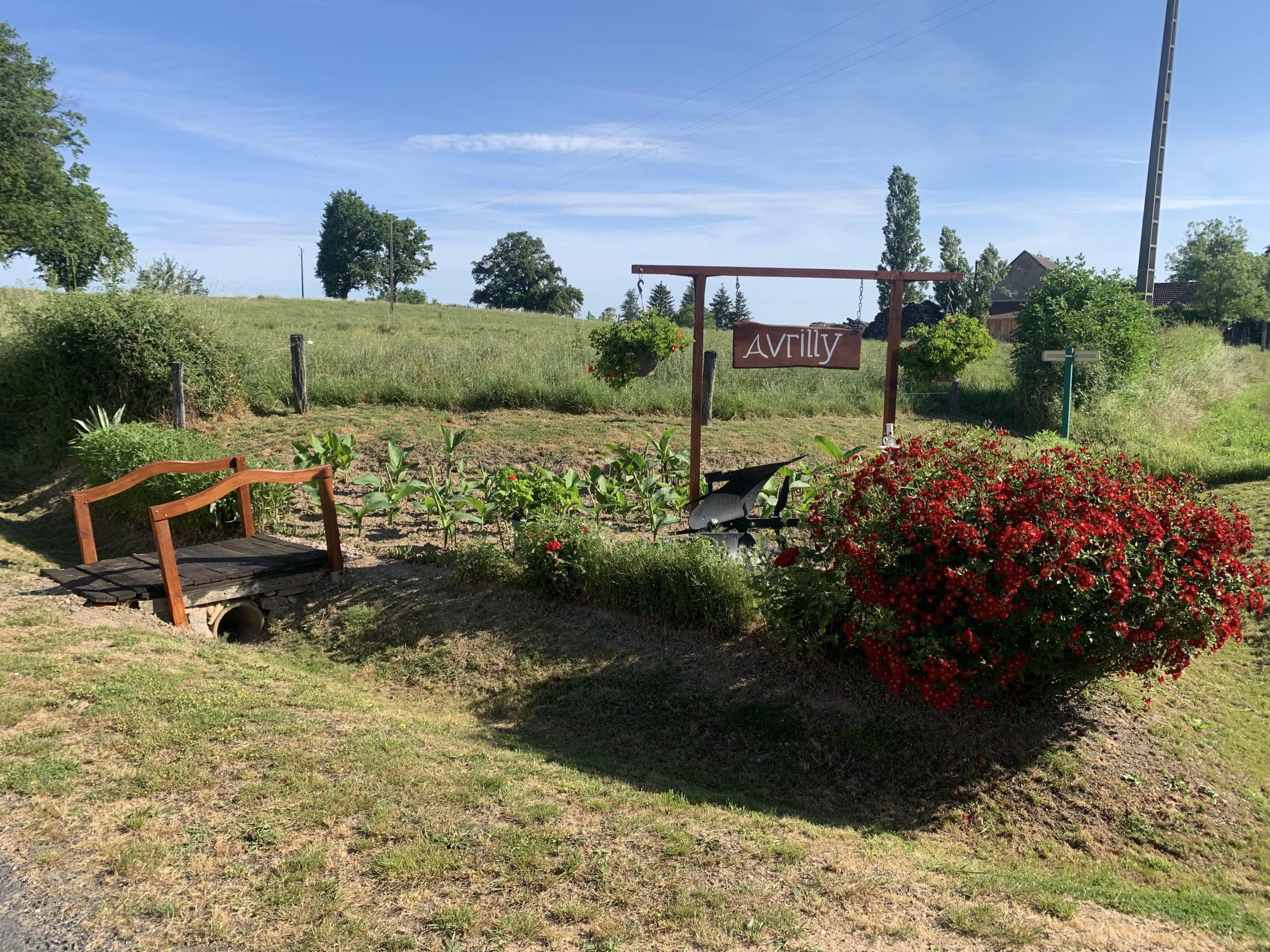 avrilly panneau entrée